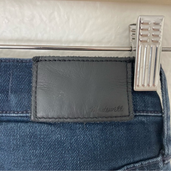 Madewell 10” High Rise Skinny Denim Jeans Distressed Knee Light Wash, Size 24 - Picture 5 of 6